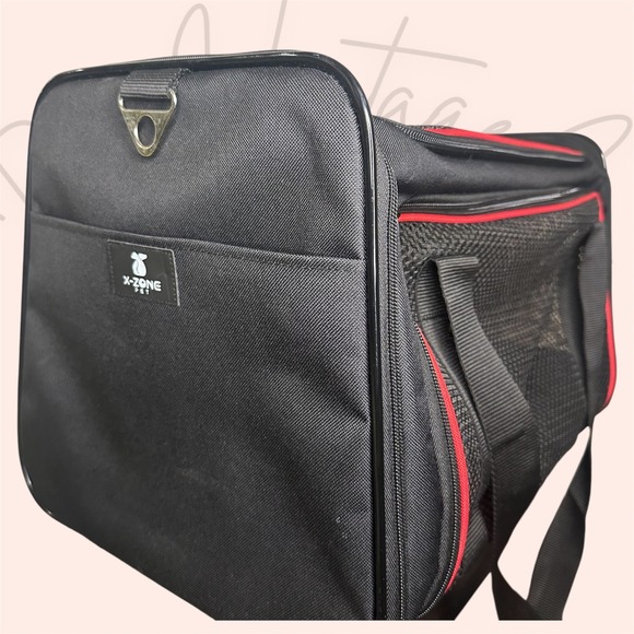 X-Zone Pet Other - Pre-loved X-Zone Pet Carrier Soft Sided Portable Travel Crate/ Black